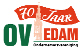 OVE EDAM ondernemersvereniging logo 70 jaar